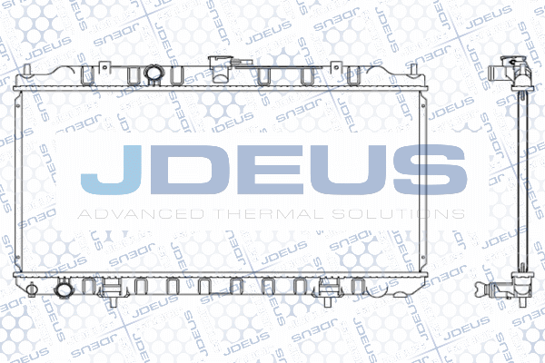 M0190920 JDEUS Радиатор, охлаждение двигателя