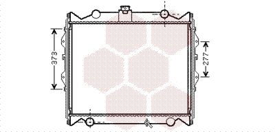 53002310 VAN WEZEL Радиатор, охлаждение двигателя