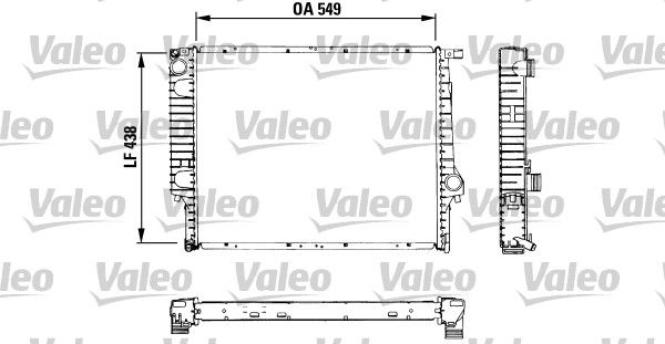 819422 VALEO Радиатор, охлаждение двигателя