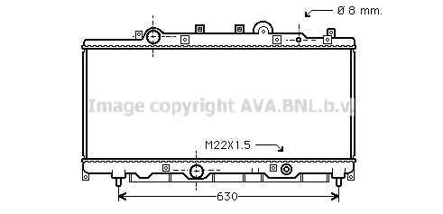 FT2148 PRASCO Радиатор, охлаждение двигателя