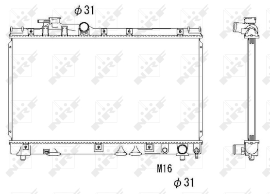 WG1722179 WILMINK GROUP Радиатор, охлаждение двигателя