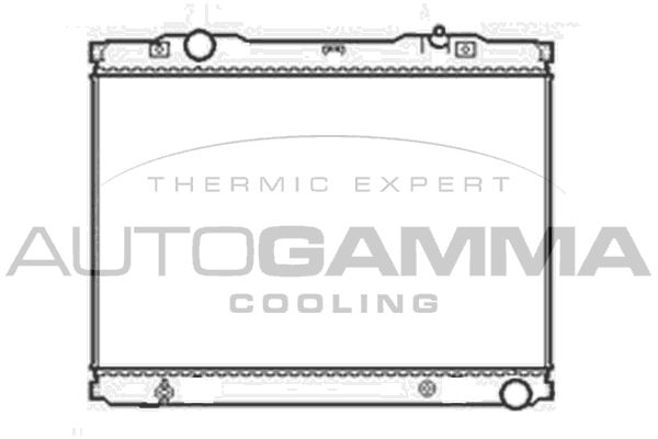 103848 AUTOGAMMA Радиатор, охлаждение двигателя