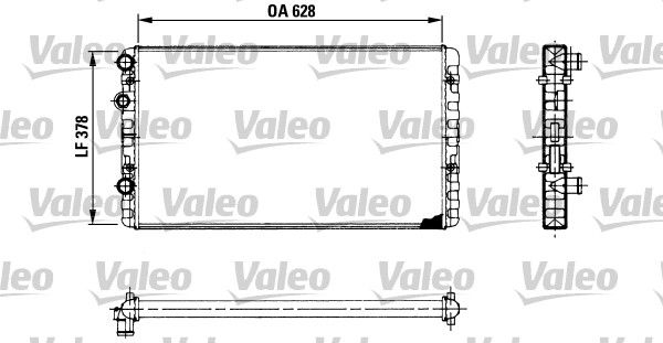 730955 VALEO Радиатор, охлаждение двигателя