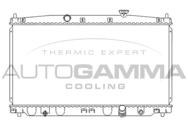 107217 AUTOGAMMA Радиатор, охлаждение двигателя