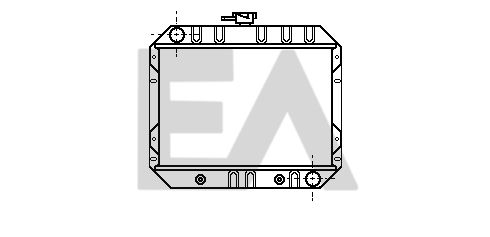31R22006 EACLIMA Радиатор, охлаждение двигателя