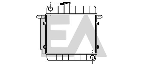 31R07008 EACLIMA Радиатор, охлаждение двигателя