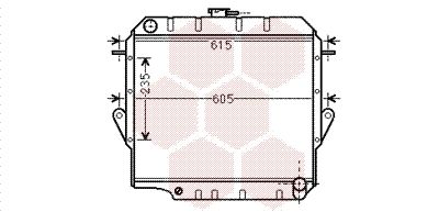 53002571 VAN WEZEL Радиатор, охлаждение двигателя