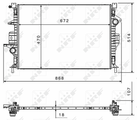 WG1723449 WILMINK GROUP Радиатор, охлаждение двигателя