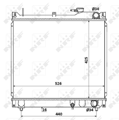 WG1722713 WILMINK GROUP Радиатор, охлаждение двигателя