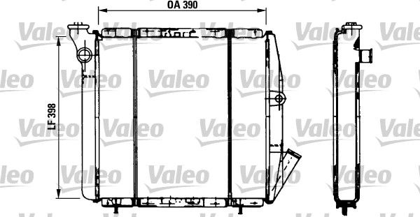 810851 VALEO Радиатор, охлаждение двигателя