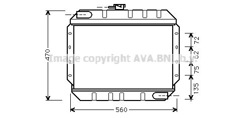 FD2065 PRASCO Радиатор, охлаждение двигателя