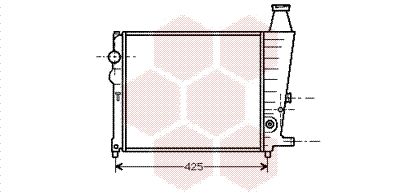 09002012 VAN WEZEL Радиатор, охлаждение двигателя