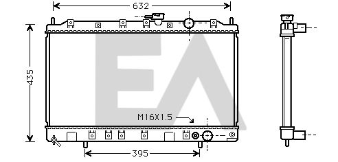 31R51030 EACLIMA Радиатор, охлаждение двигателя