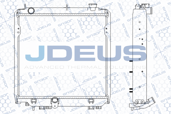 M028086A JDEUS Радиатор, охлаждение двигателя