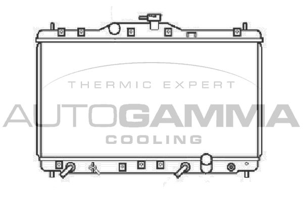 102856 AUTOGAMMA Радиатор, охлаждение двигателя
