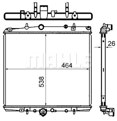 WG2184064 WILMINK GROUP Радиатор, охлаждение двигателя