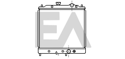 31R51023 EACLIMA Радиатор, охлаждение двигателя