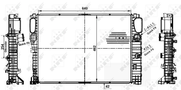 WG1722782 WILMINK GROUP Радиатор, охлаждение двигателя