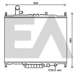 31R05063 EACLIMA Радиатор, охлаждение двигателя