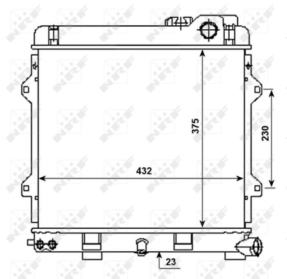 WG1722783 WILMINK GROUP Радиатор, охлаждение двигателя