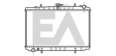 31R18012 EACLIMA Радиатор, охлаждение двигателя