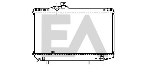 31R71292 EACLIMA Радиатор, охлаждение двигателя