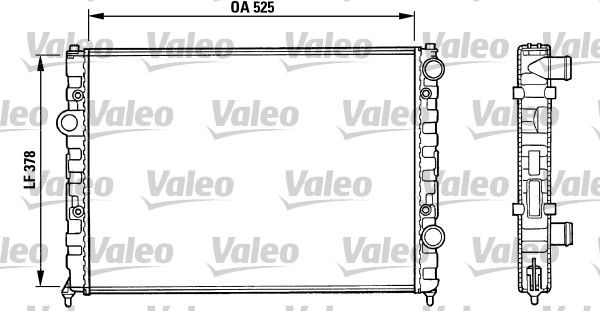 731005 VALEO Радиатор, охлаждение двигателя