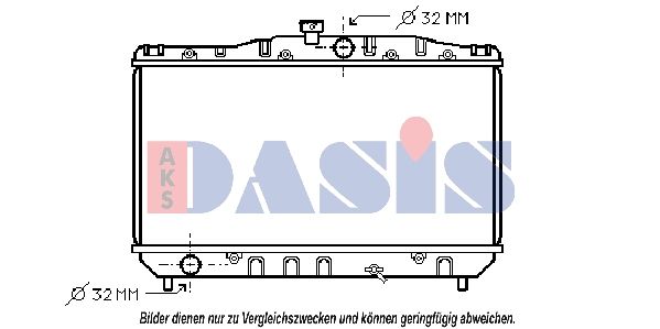 210054N AKS DASIS Радиатор, охлаждение двигателя