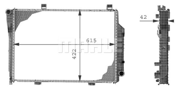 WG2183257 WILMINK GROUP Радиатор, охлаждение двигателя