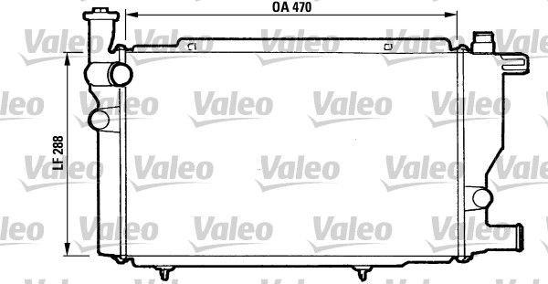 810892 VALEO Радиатор, охлаждение двигателя