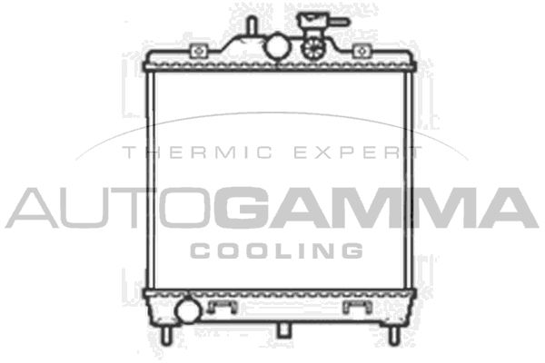 103820 AUTOGAMMA Радиатор, охлаждение двигателя