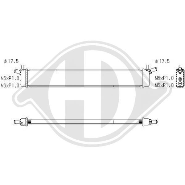 DCM3890 DIEDERICHS Радиатор, охлаждение двигателя