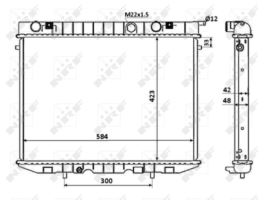 WG1722744 WILMINK GROUP Радиатор, охлаждение двигателя