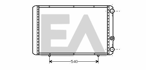 31R60099 EACLIMA Радиатор, охлаждение двигателя