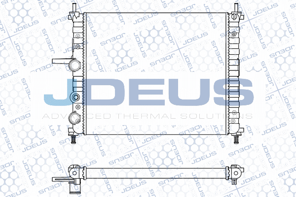 M0110960 JDEUS Радиатор, охлаждение двигателя