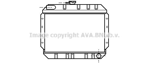 FD2020 AVA QUALITY COOLING Радиатор, охлаждение двигателя