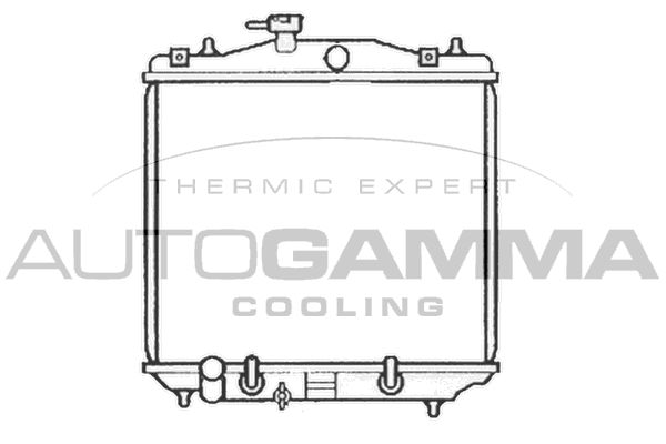 103781 AUTOGAMMA Радиатор, охлаждение двигателя