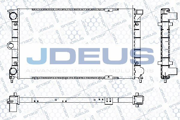 RA0300271 JDEUS Радиатор, охлаждение двигателя