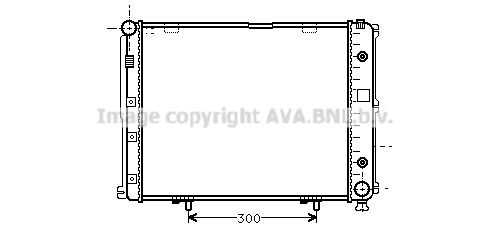 MS2164 AVA QUALITY COOLING Радиатор, охлаждение двигателя