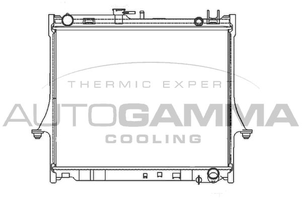 107325 AUTOGAMMA Радиатор, охлаждение двигателя