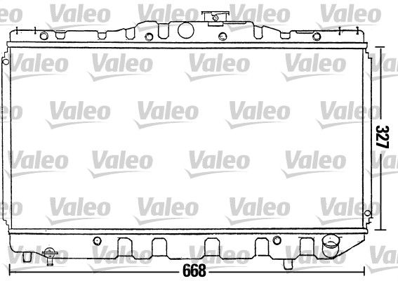 731109 VALEO Радиатор, охлаждение двигателя