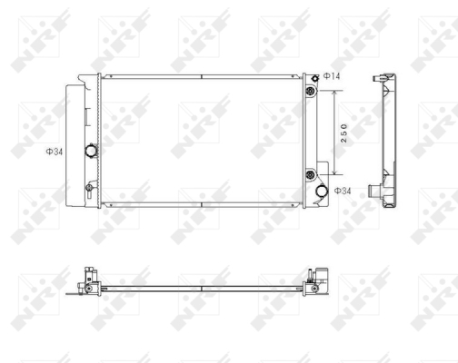 WG1722585 WILMINK GROUP Радиатор, охлаждение двигателя