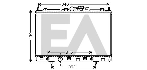 31R51103 EACLIMA Радиатор, охлаждение двигателя