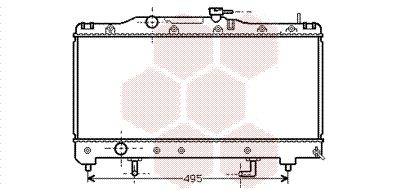 53002204 VAN WEZEL Радиатор, охлаждение двигателя