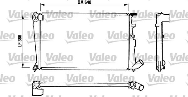 810836 VALEO Радиатор, охлаждение двигателя