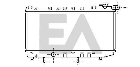 31R71055 EACLIMA Радиатор, охлаждение двигателя