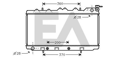 31R18052 EACLIMA Радиатор, охлаждение двигателя