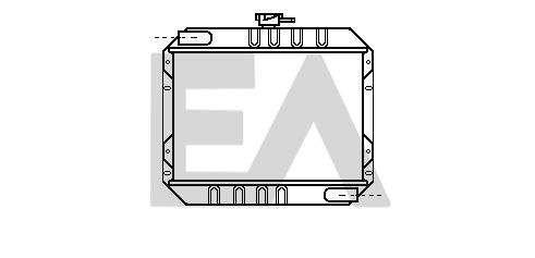 31R22010 EACLIMA Радиатор, охлаждение двигателя