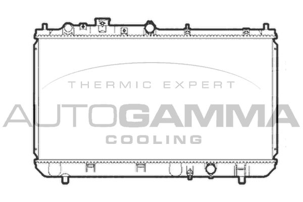 103187 AUTOGAMMA Радиатор, охлаждение двигателя