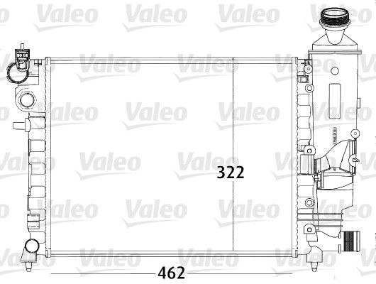 731498 VALEO Радиатор, охлаждение двигателя